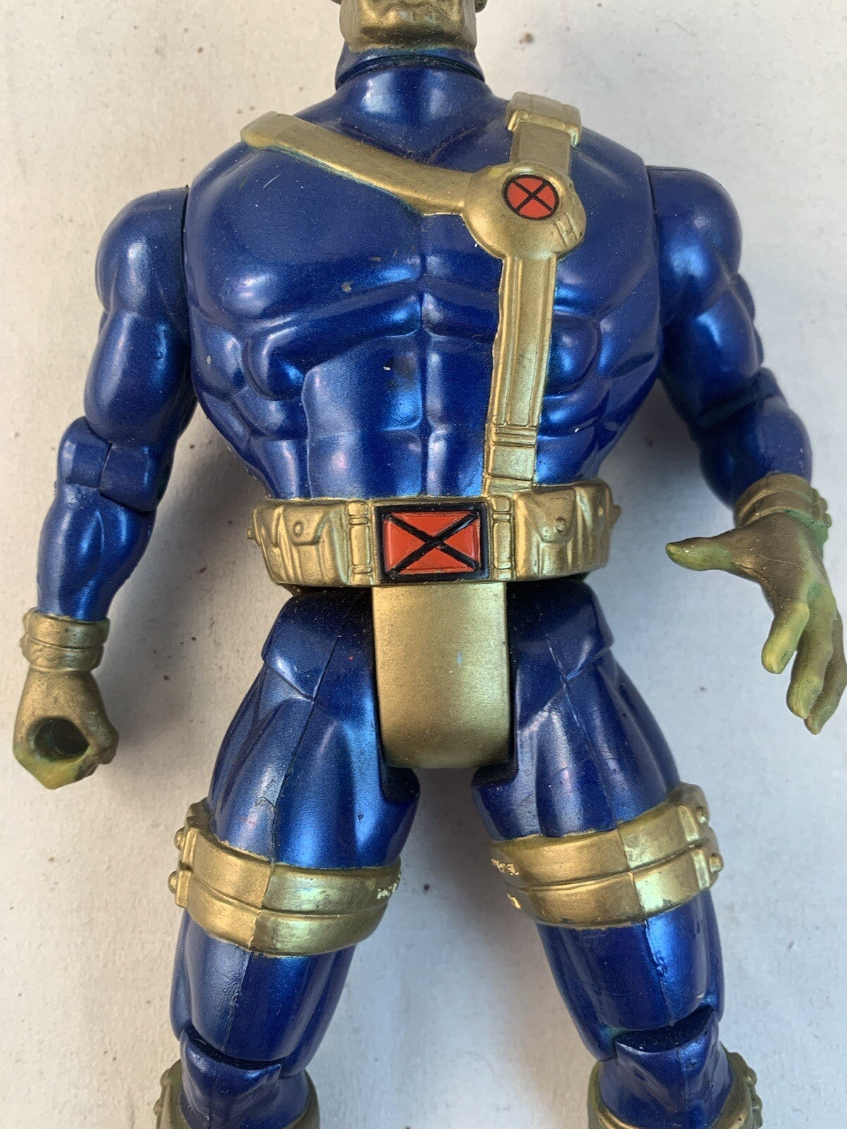 Marvel Comics X-Men Cyclops Metallic (1994) Toy Biz 10-Inch Figure