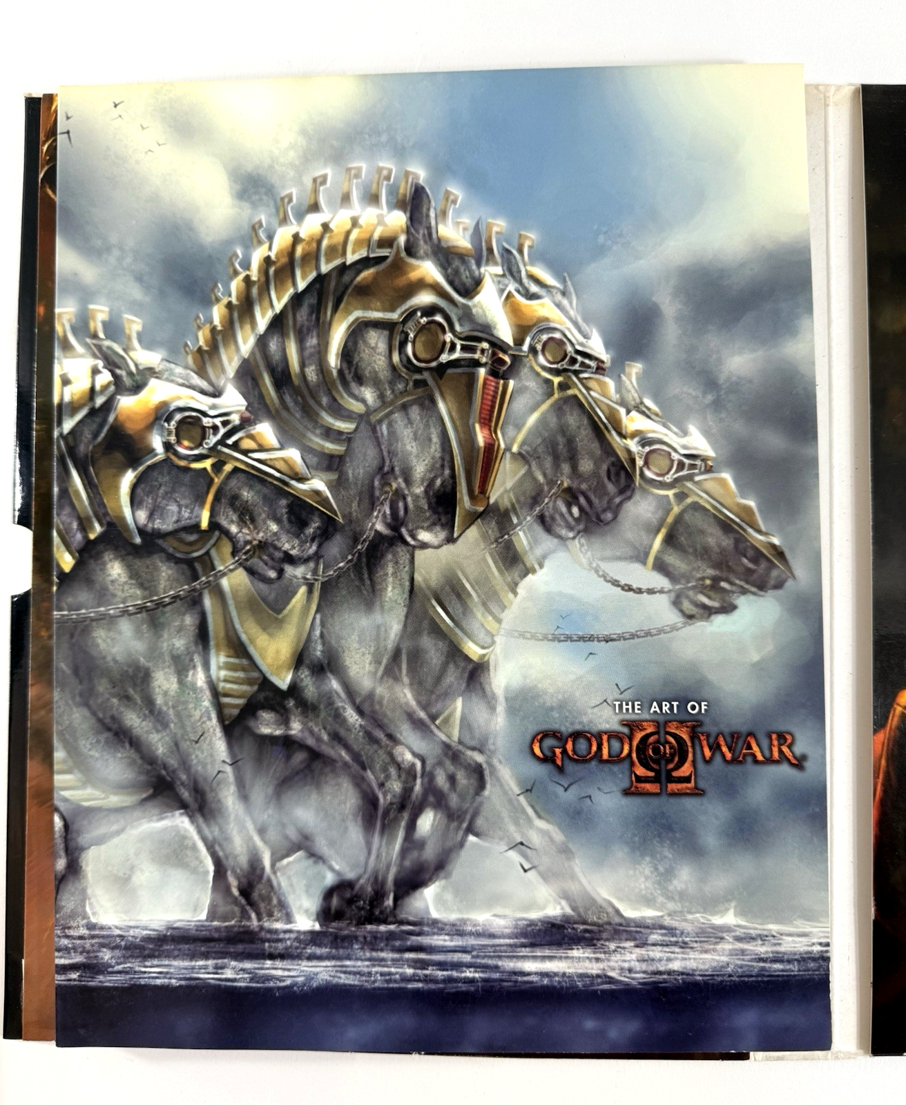 God of War II Limited Edition Strategy Guide, Art Book, Poster -2007, BradyGames