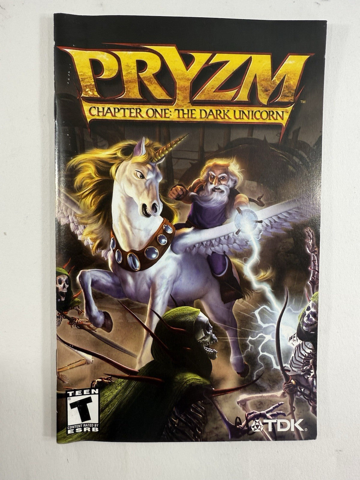 PRYZM Chapter One: The Dark Unicorn (Sony PlayStation 2, 2002) Game Case Manual