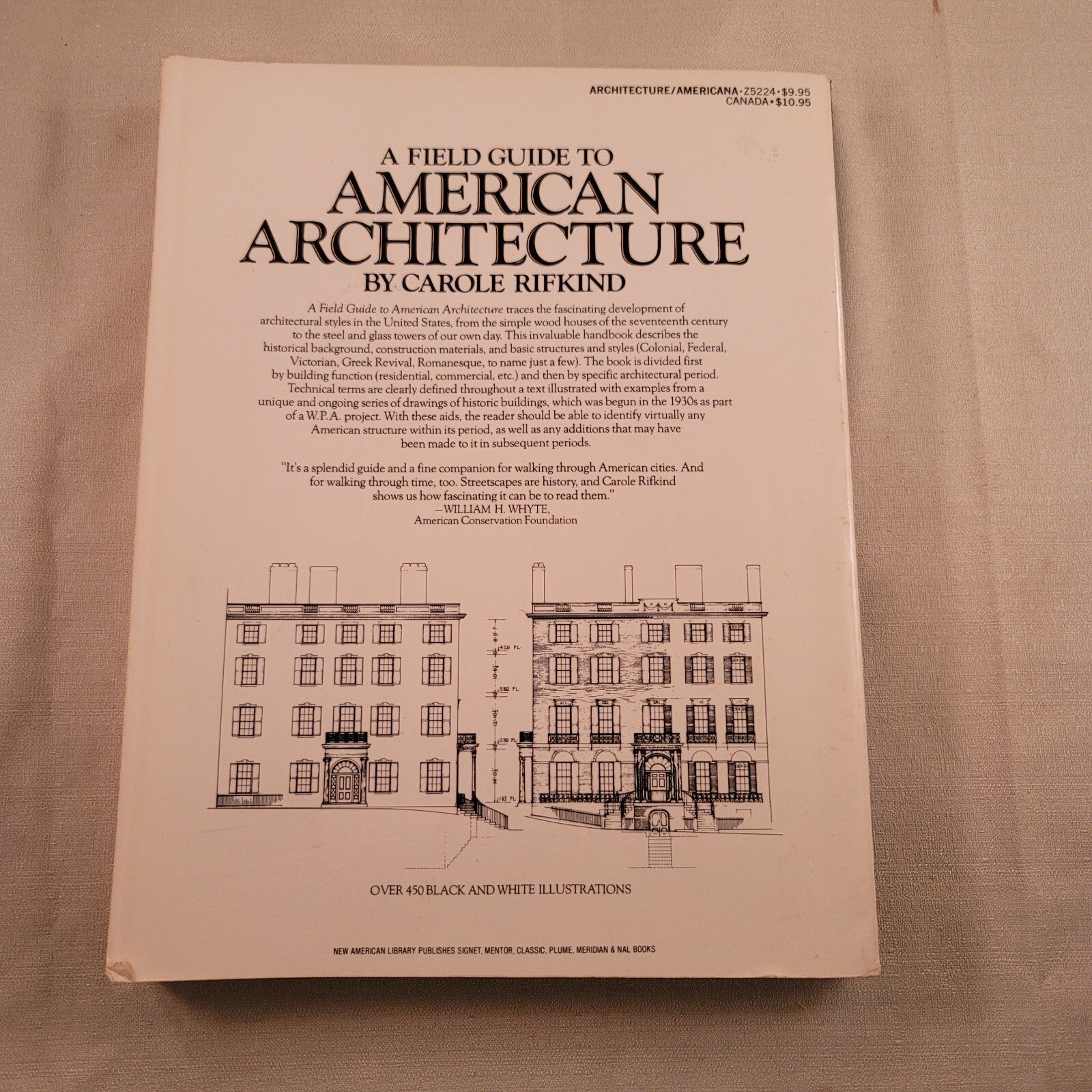 A Field Guide to American Architecture  Carole Rifkind Plume