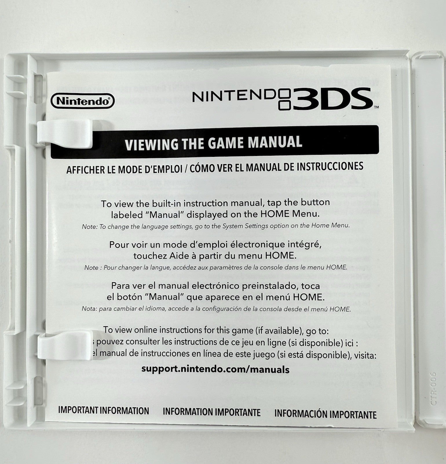 Animal Crossing: New Leaf (Nintendo 3DS, 2016) Replacement Case, Art, Manual