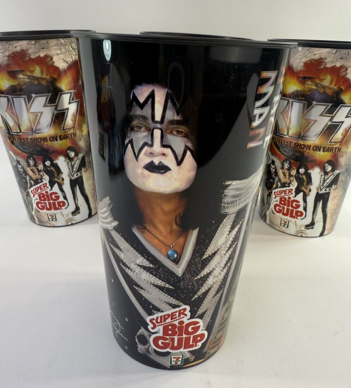 7-Eleven 2010 KISS Super Big Gulp Cups - Complete Set of 4