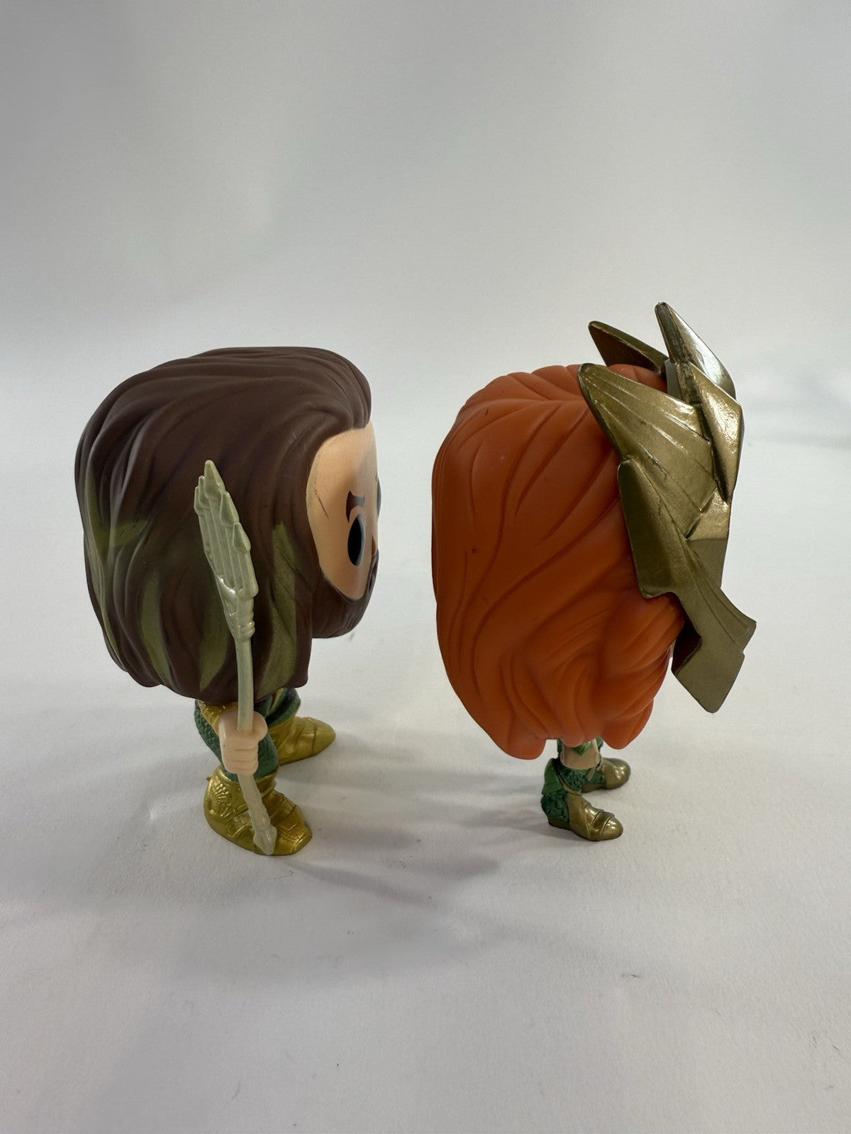 Funko Pop! Heroes DC Aquaman and Mera Vinyl Figures - No Box