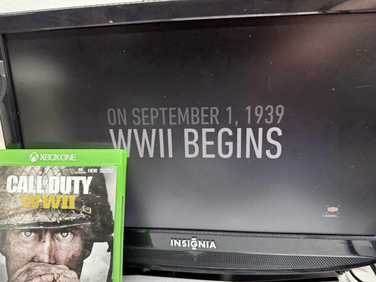 Call of Duty: WWII (Microsoft Xbox One, 2017) Game Case Insert - Tested