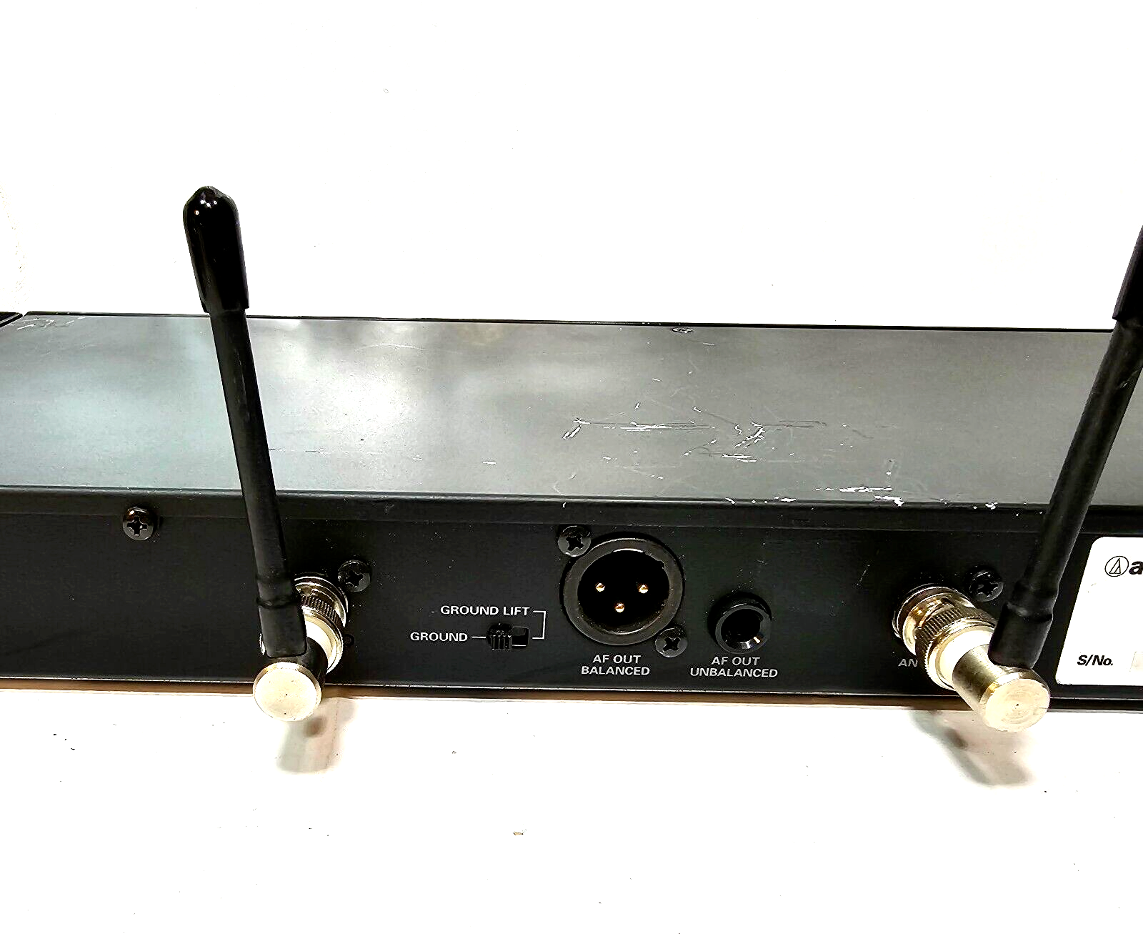 Audio Technica ATW-R19 UHF Diversity Receiver with Rackmount and Antenna -