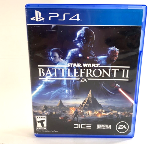 Star Wars Battlefront II (Sony PlayStation 4, 2017) Game Case Insert - Tested