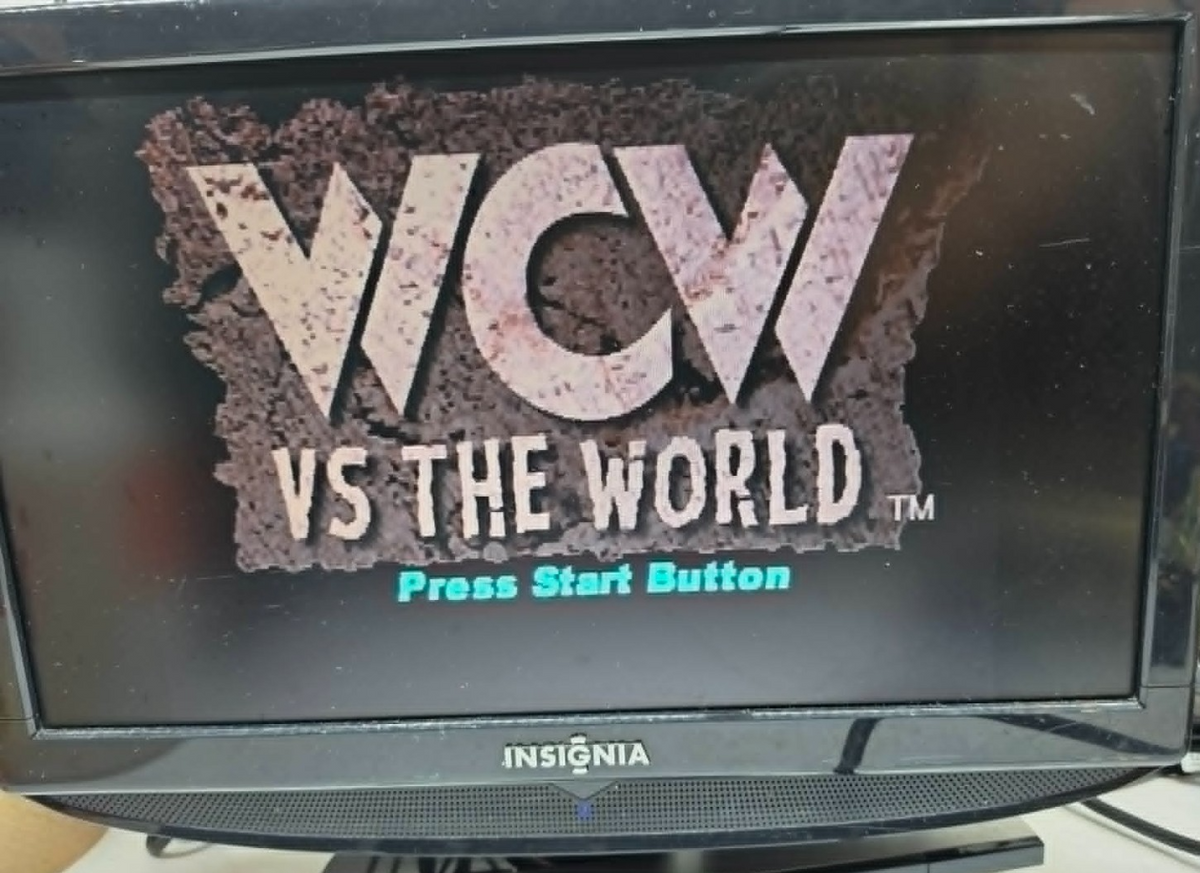 WCW vs. The World (Sony PlayStation 1, 1997) Game and Case - Tested and Working