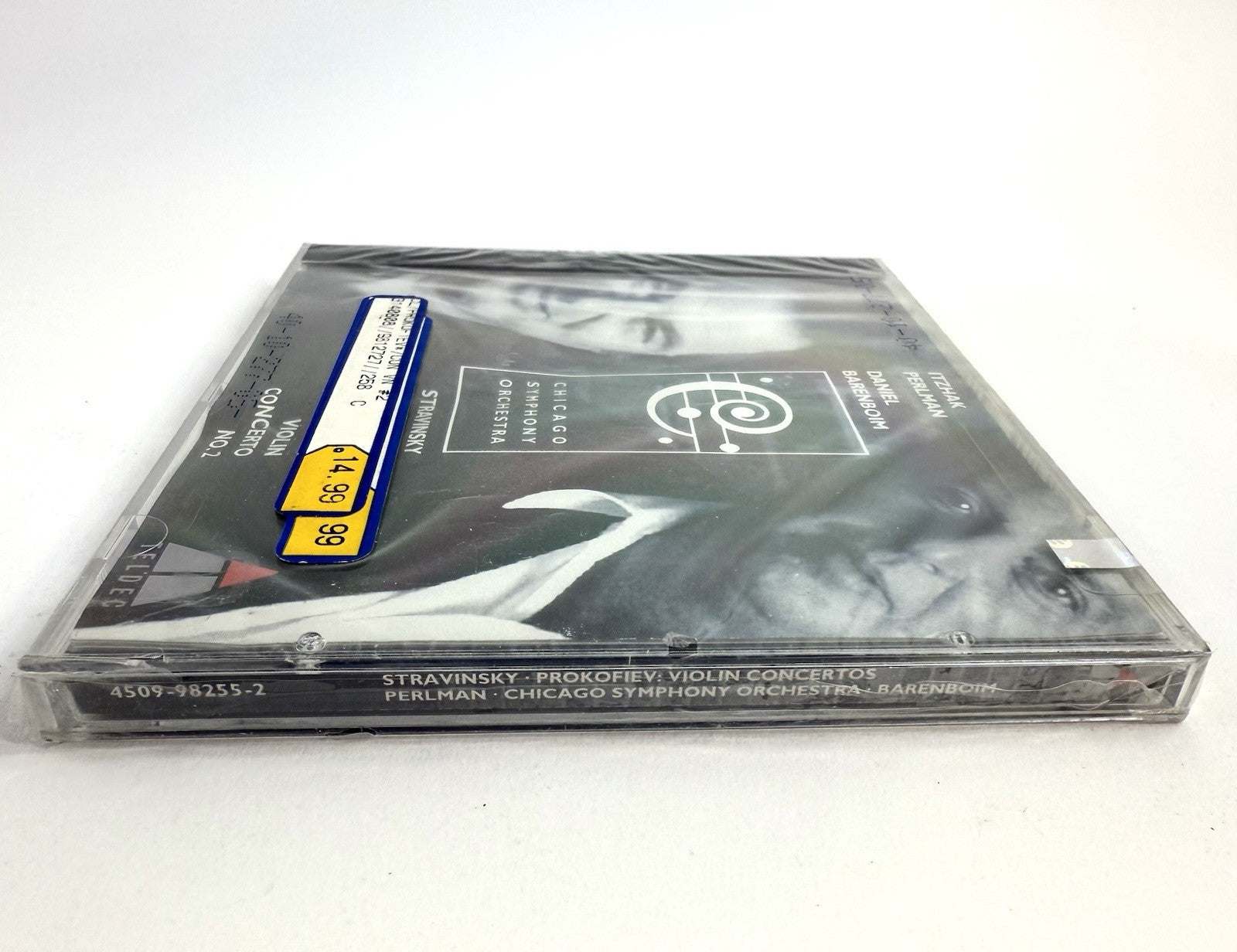 Itzhak Perlman - Stravinsky & Prokofiev Violin Concertos (Teldec CD, 1997) New