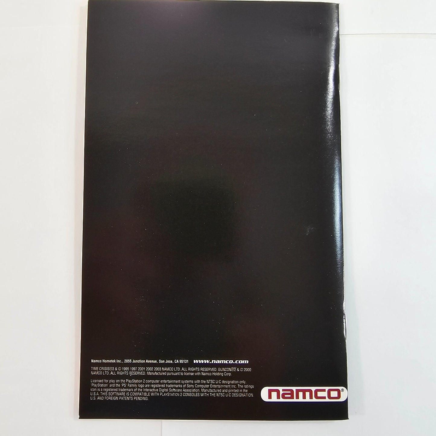 Time Crisis 3 (Sony PlayStation 2, 2003) Game Case Manual - Tested and Working