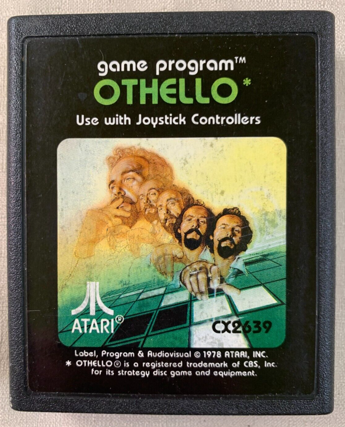 Othello (Atari 2600, 1978) Game Cartridge - Tested and Working