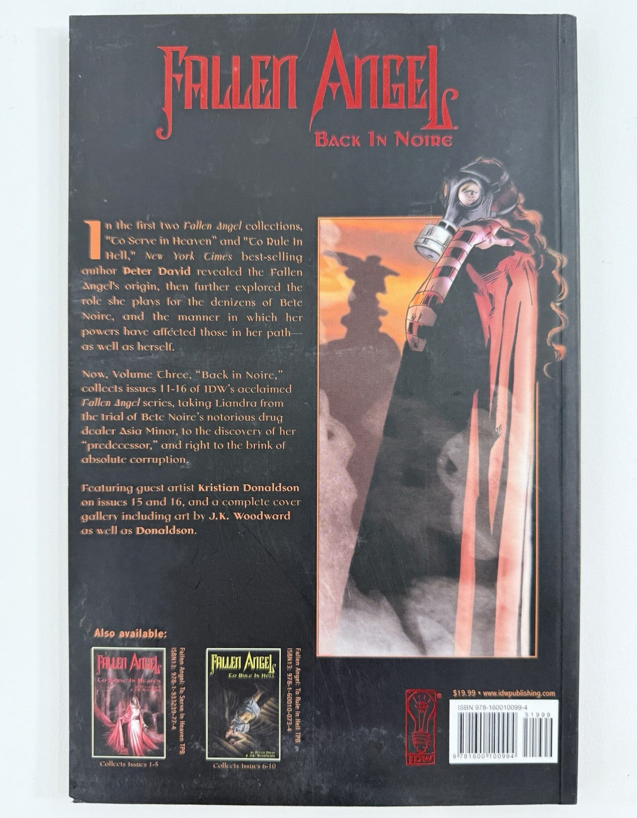 Fallen Angel: To Rule in Hell (IDW, 2007) Back in Noire - First Prints - #2 #3