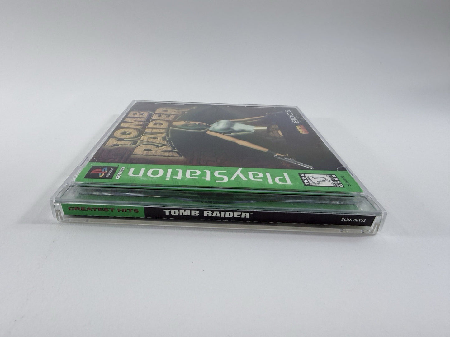 Tomb Raider (Sony PlayStation, 1996) - Game Case Manual Registration - Tested