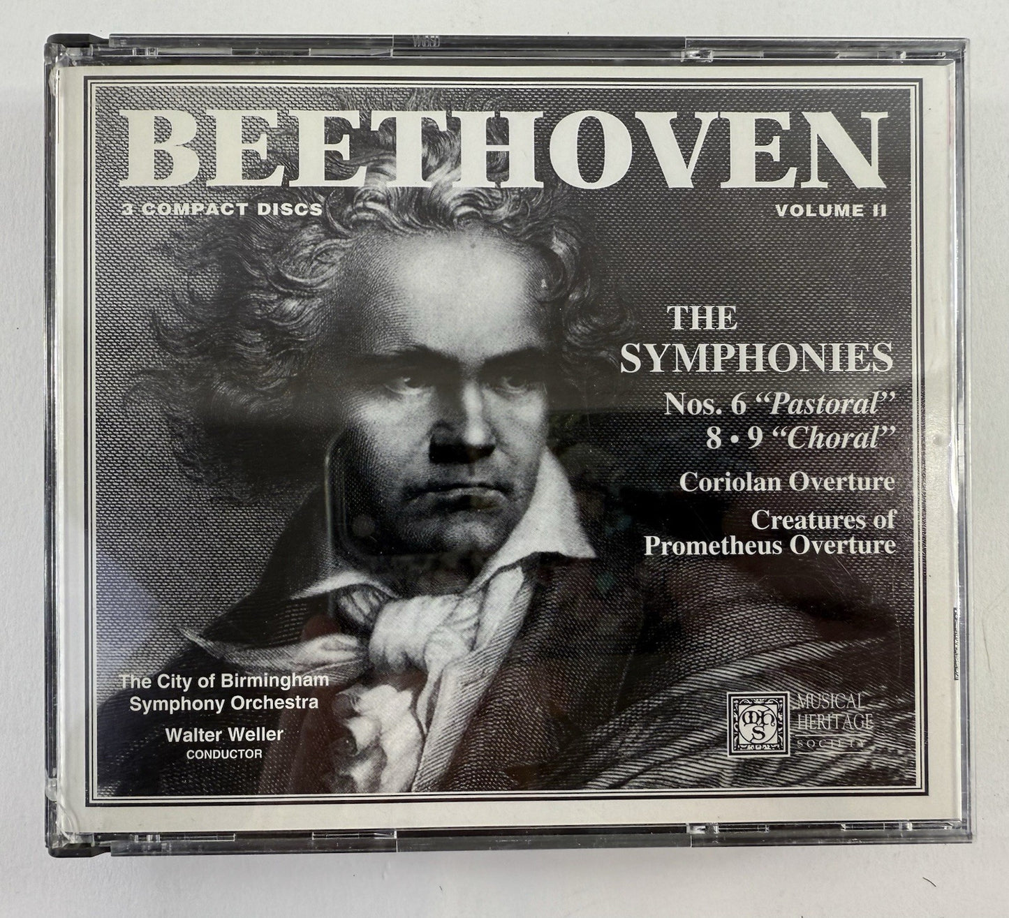 Beethoven: The Complete Symphonies Vol. 1 & 2 Musical Heritage Society Set