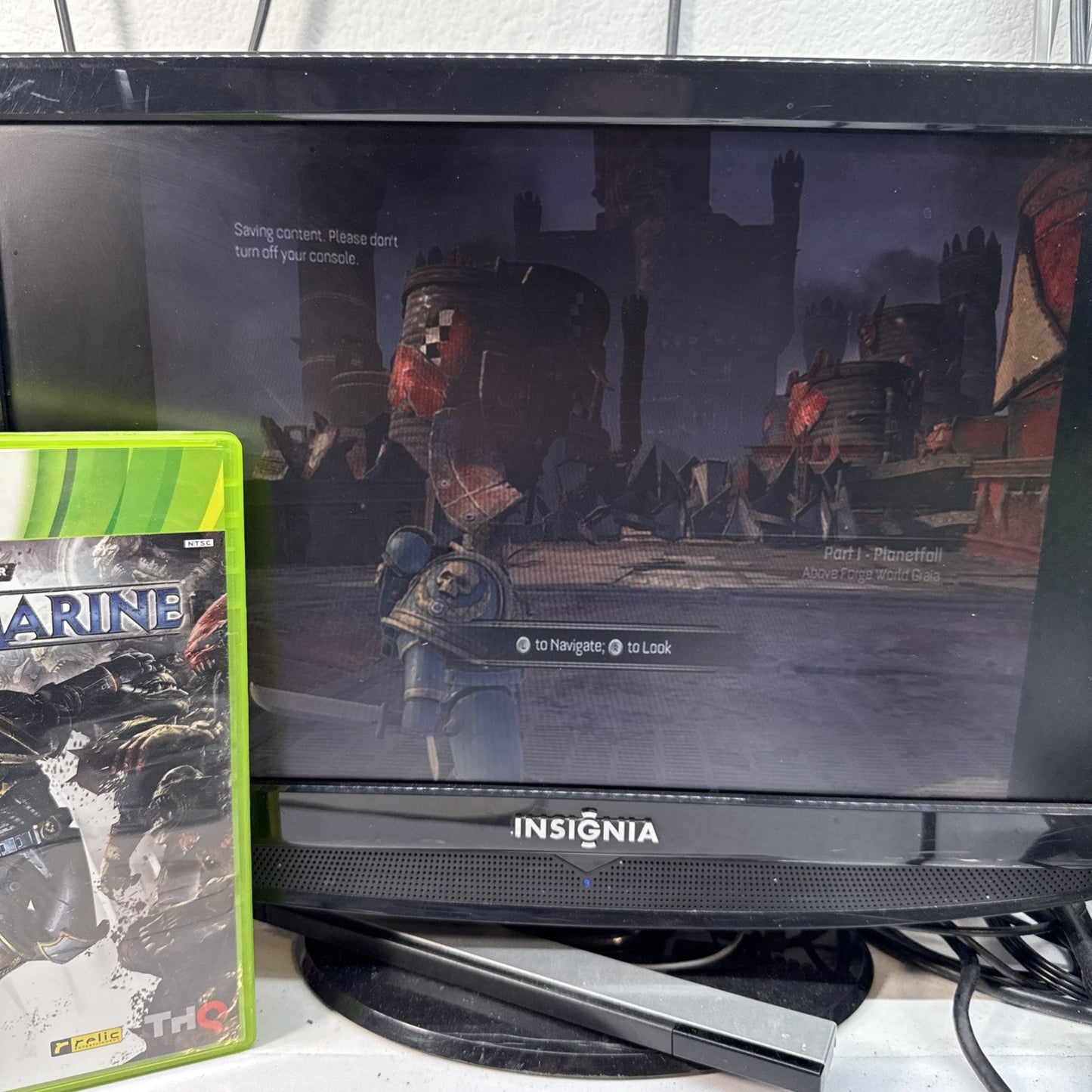 Warhammer 40,000: Space Marine (Xbox 360, 2011) Game Case Manual - Tested