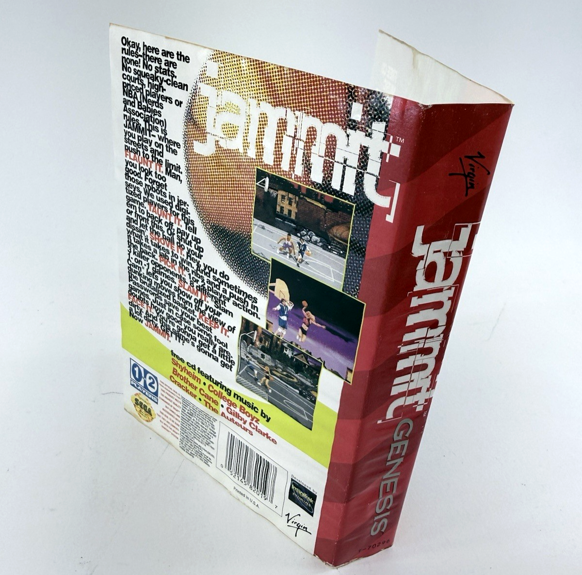 Jammit (Sega Genesis, 1994) Game, Case, and Manual - Tested and Working