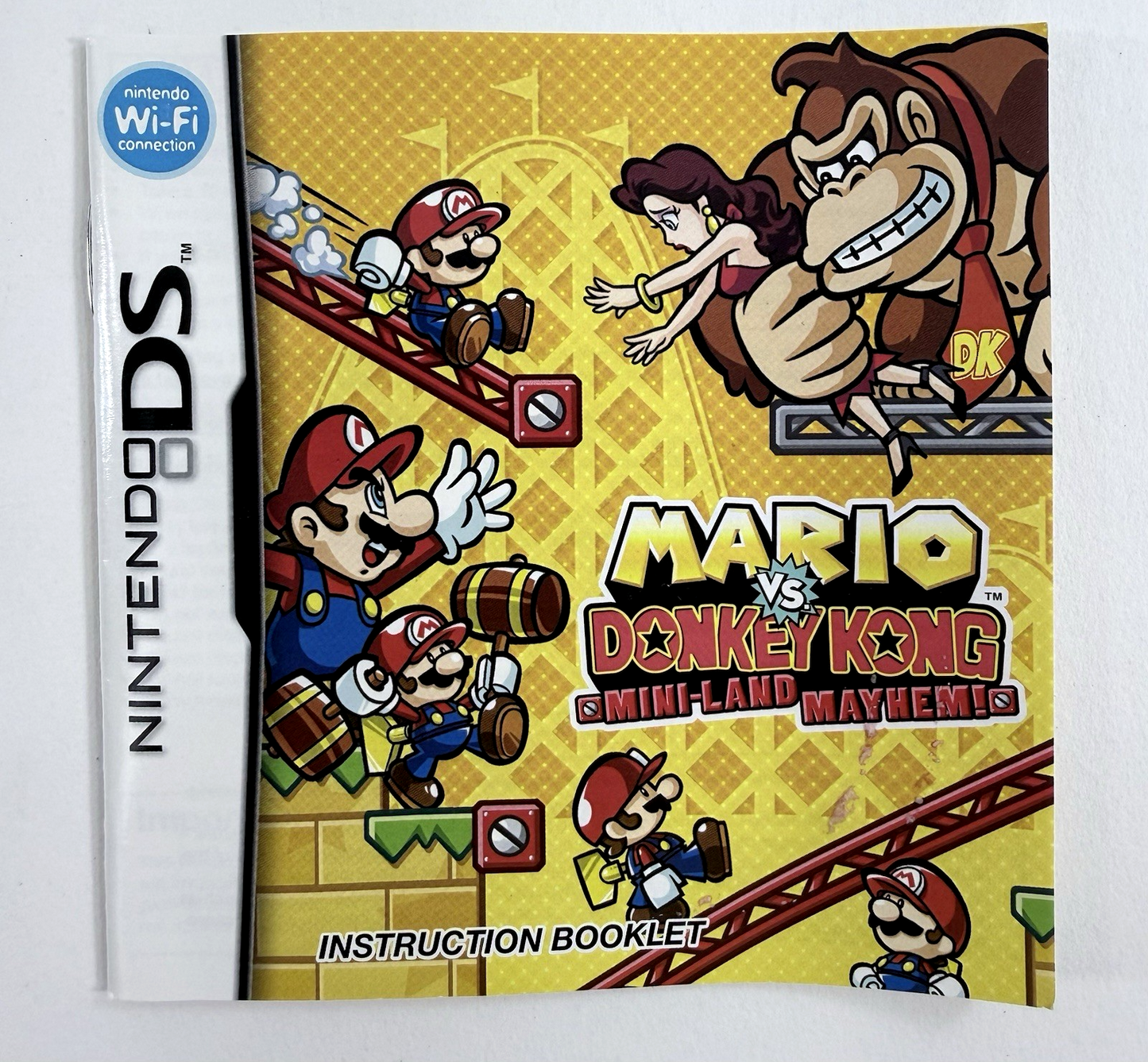 Mario vs Donkey Kong Mini-Land Mayhem (Nintendo DS, 2011) Game Case Manual More