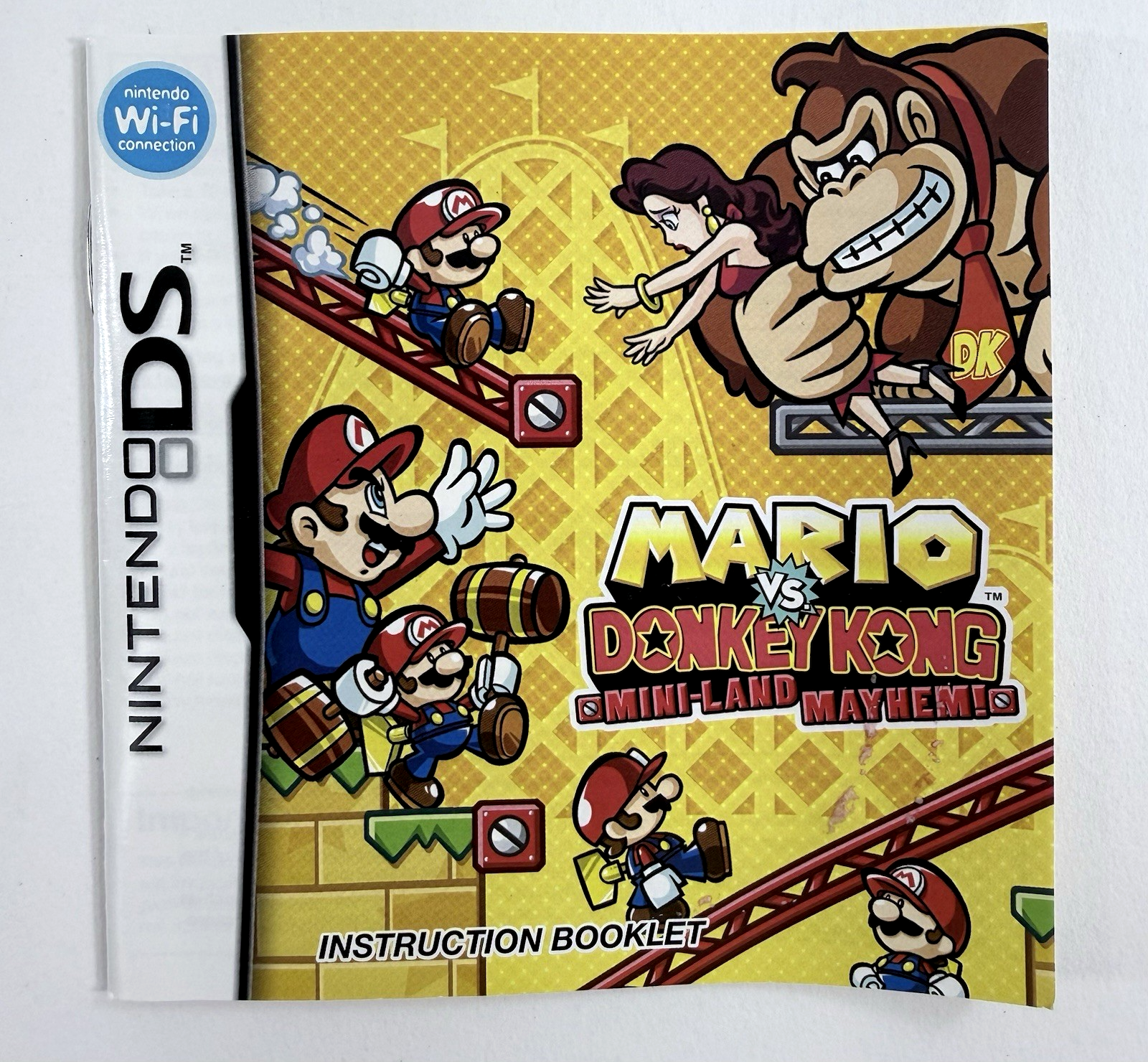 Mario vs Donkey Kong Mini-Land Mayhem (Nintendo DS, 2011) Game Case Manual More