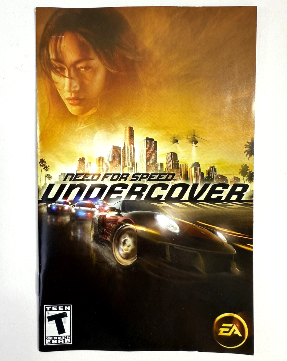 Need for Speed: Undercover (Sony PlayStation 2, 2008) Game Case Manual - Tested