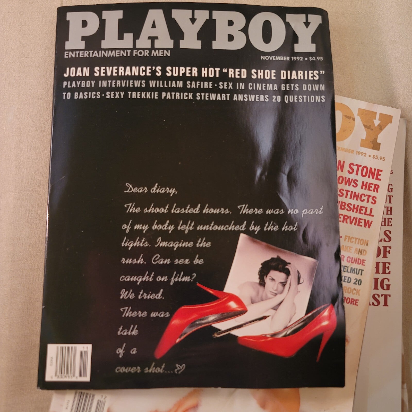 Playboy 1992 Set of 7 magazines - all with Centerfolds
