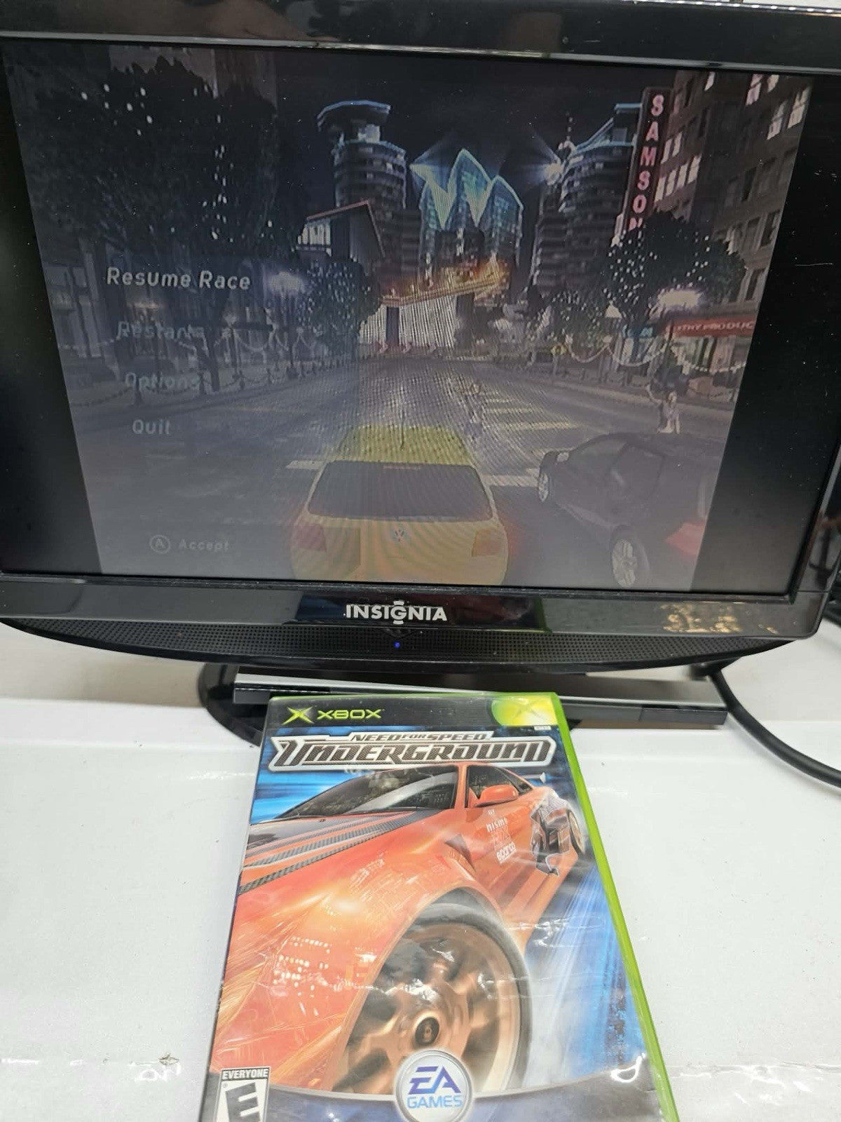 Need for Speed: Underground (Xbox, 2003) Game Case Manual Reg. Card - Tested