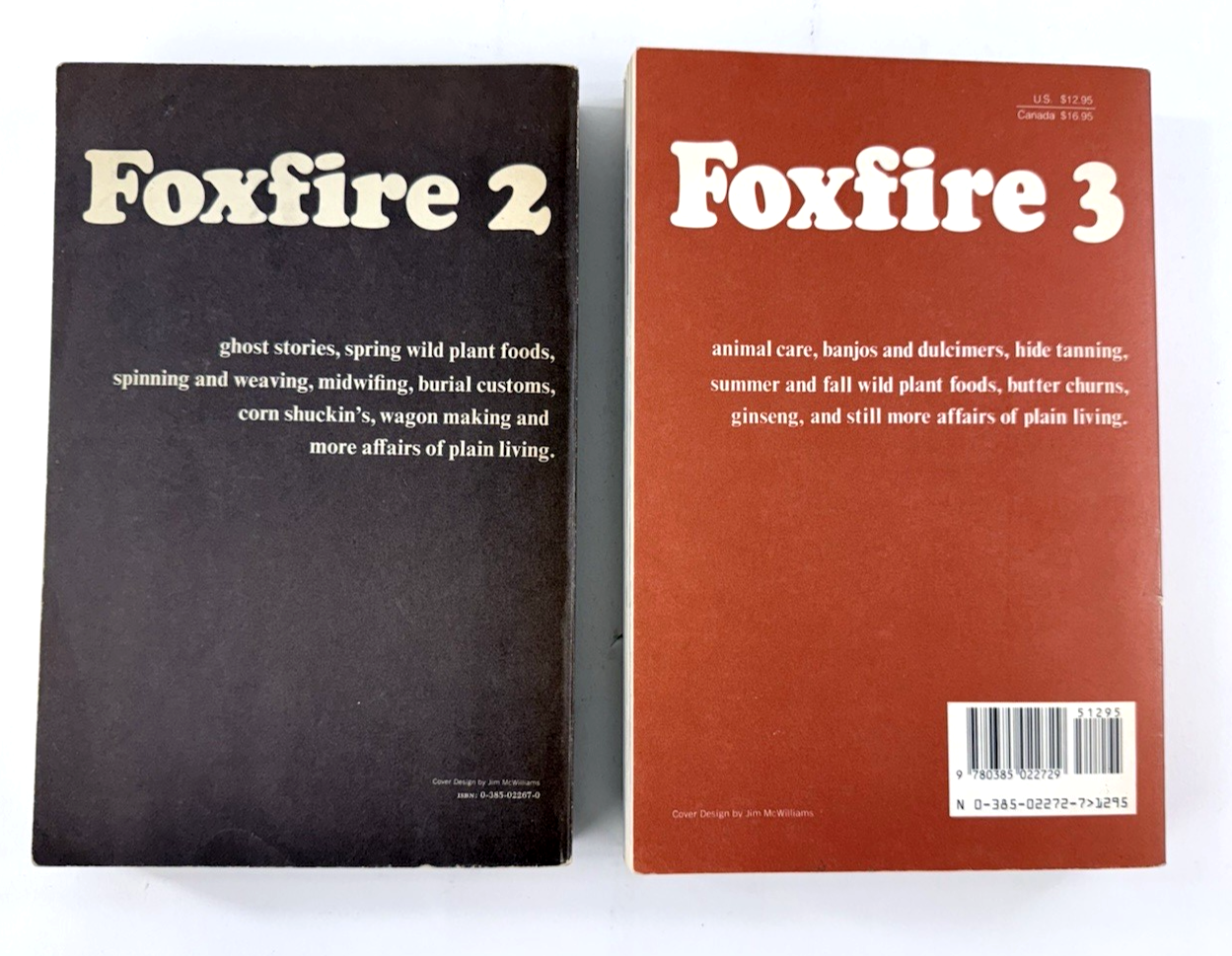 Foxfire Book Series #2 3 4 6 7 8 9 Eliot Wigginton Survival Homestead 1970s-80s
