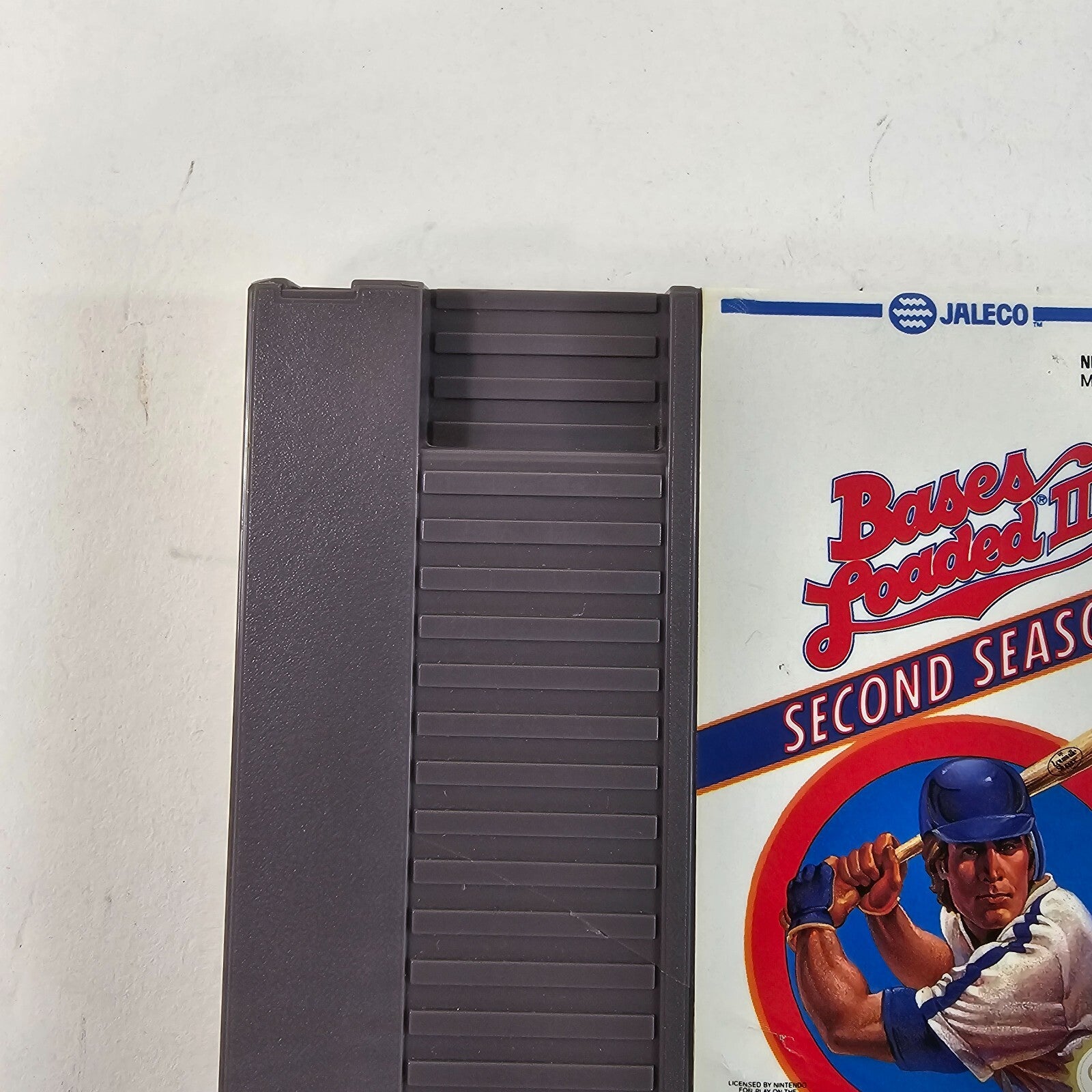 Bases Loaded II: Second Season (Nintendo NES, 1990) Game Cartridge