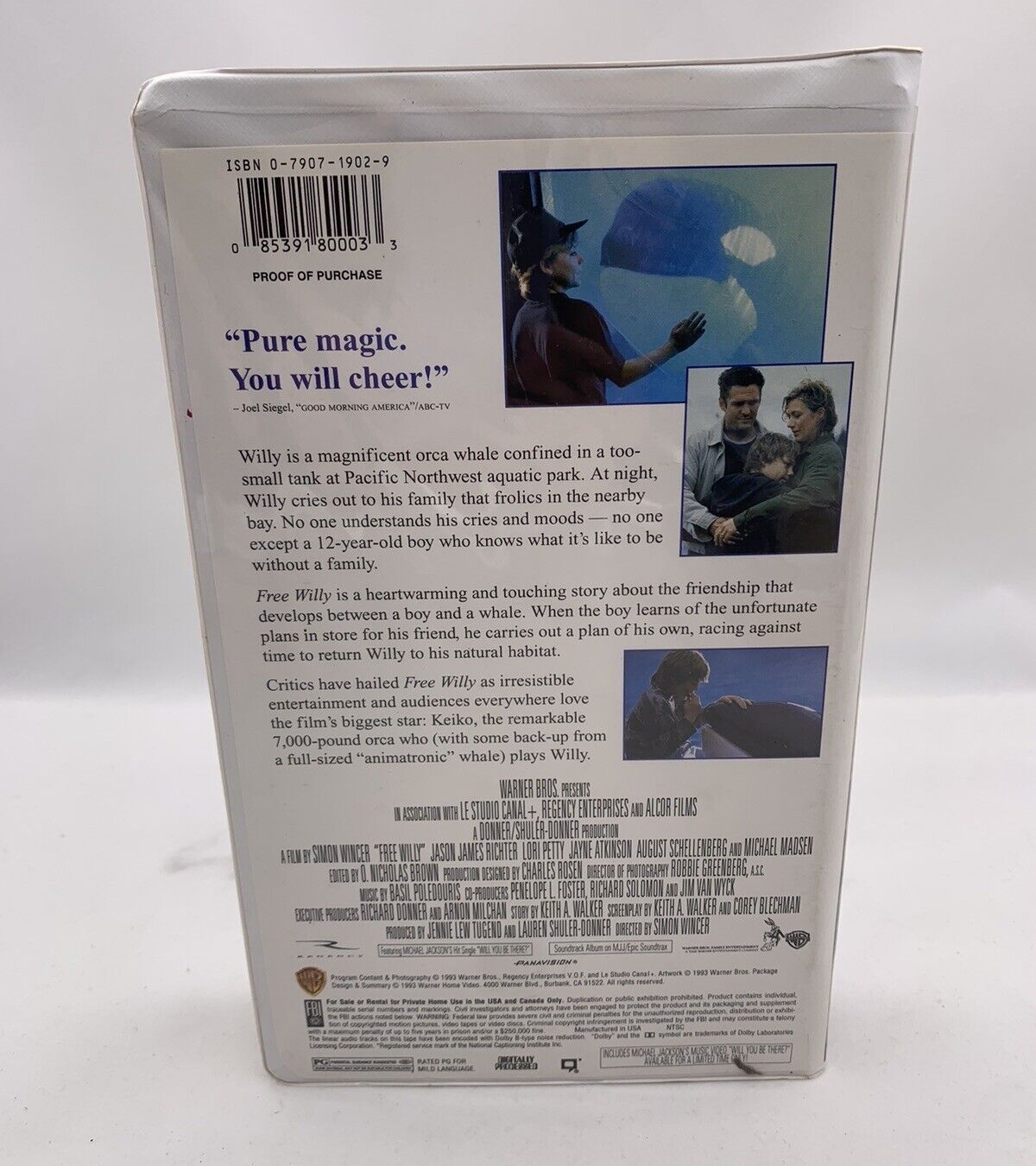 Free Willy (VHS Trilogy, Clamshell) Free Willy 2/ Free Willy 3