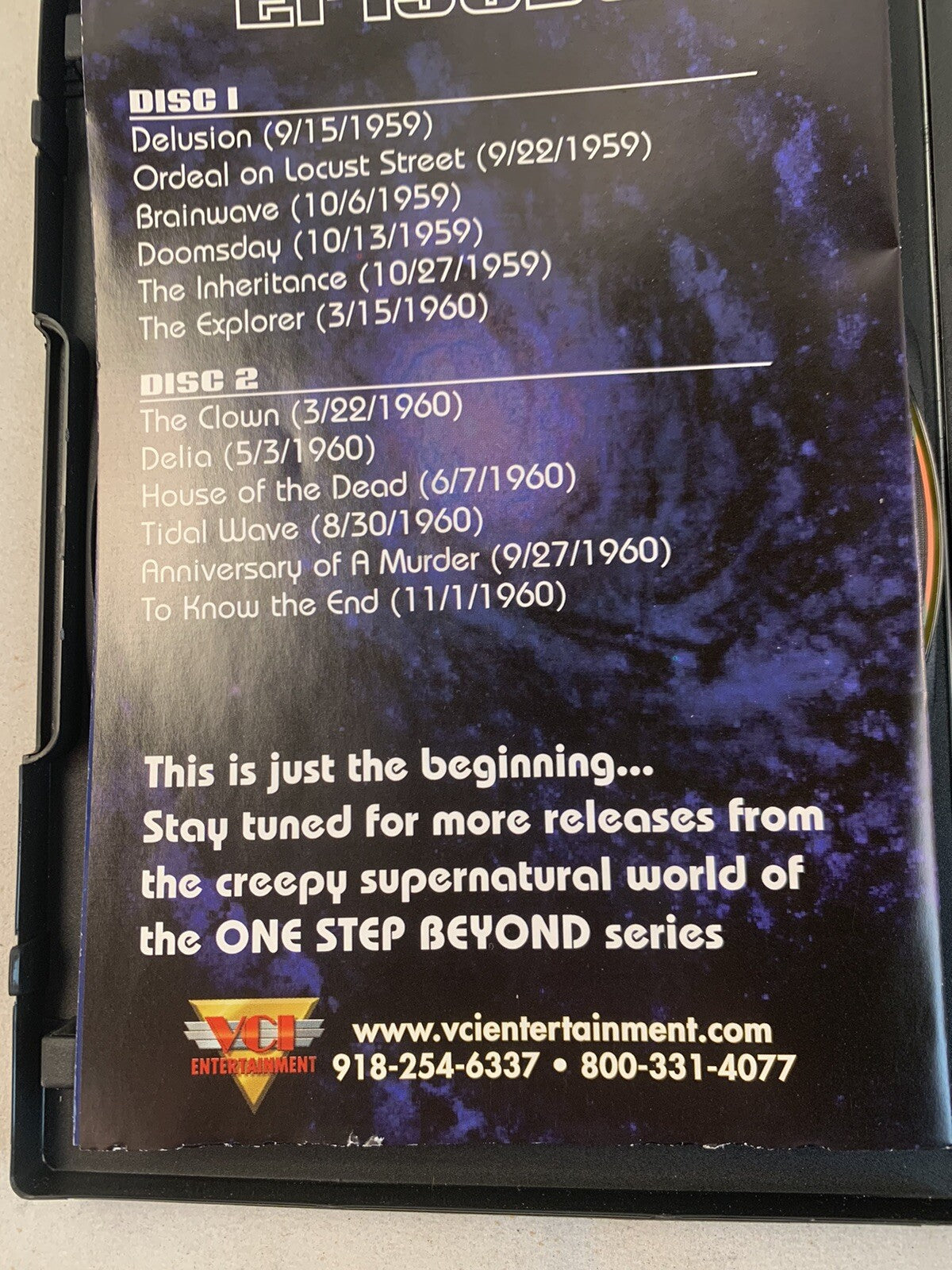 One Step Beyond - Collection #1 (DVD, 2003, 2-Disc Set)