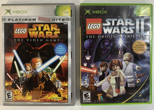 Lego Star Wars/Lego Star Wars II (Microsoft Xbox Bundle) - Tested