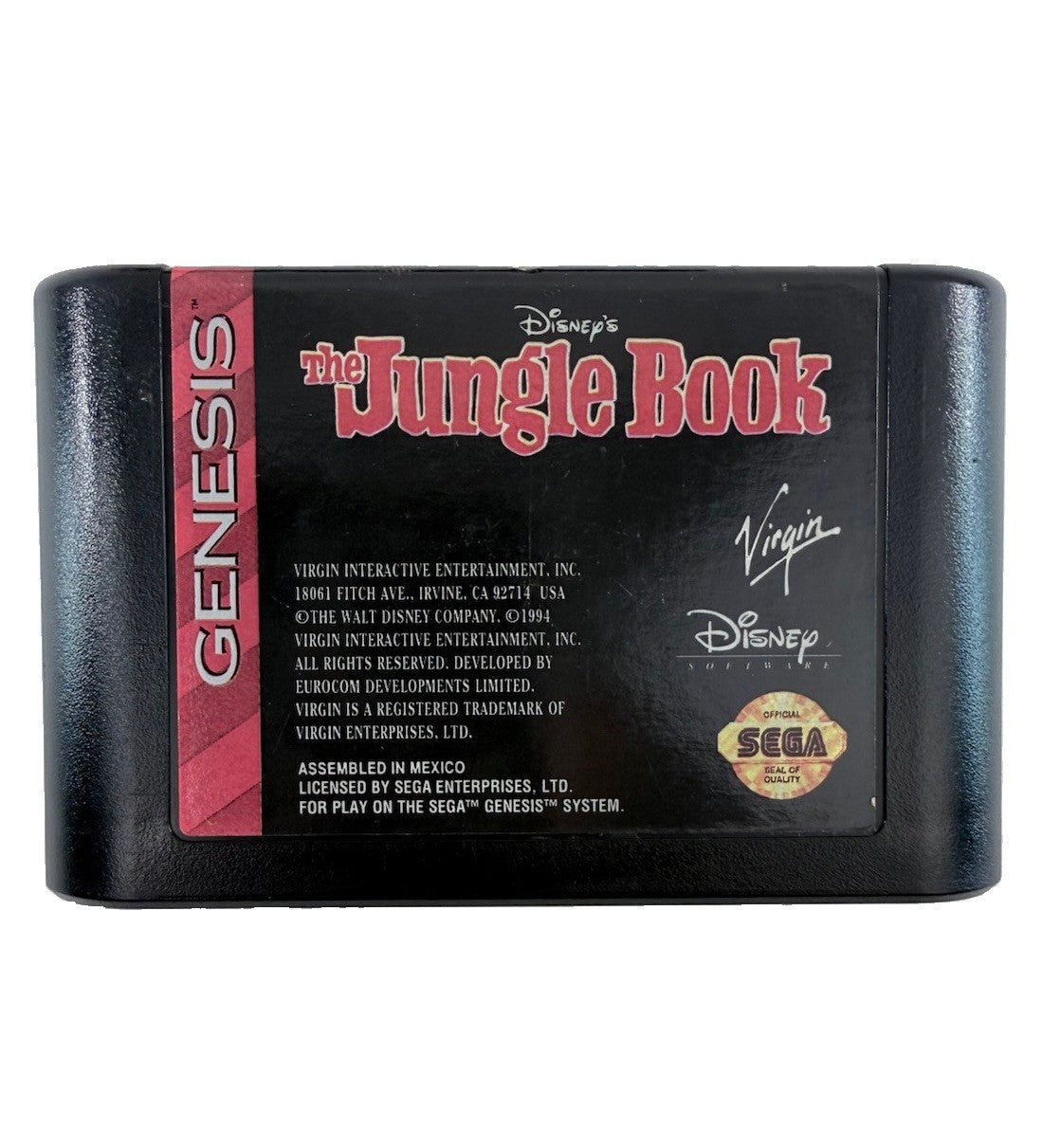 Disney's The Jungle Book (Sega Genesis, 1994) Game and Case - Tested and Working