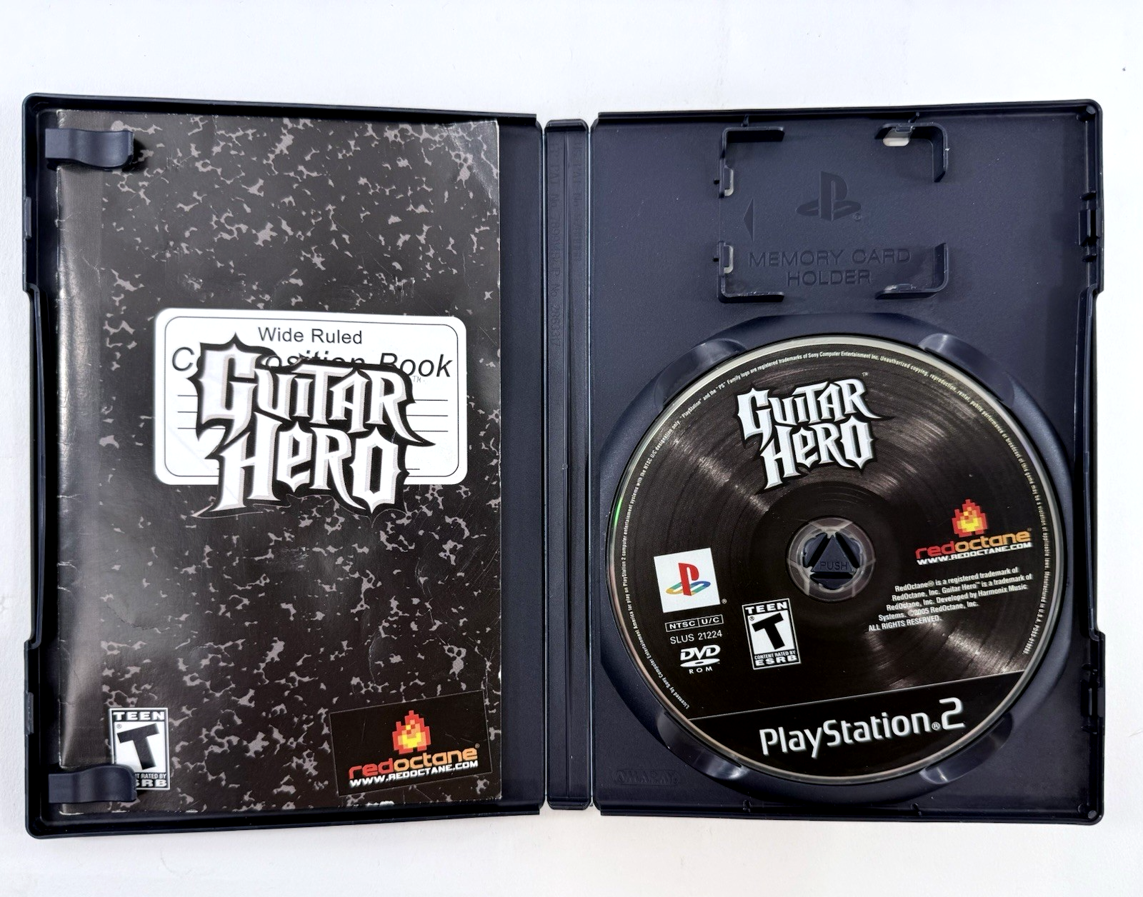 Guitar Hero (Sony PlayStation 2, 2006) Game, Case, Manual - Tested and Working