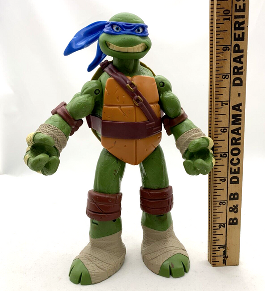 Viacom 2012 Playmates Teenage Mutant Ninja Turtles 10” Leonardo Action Figure