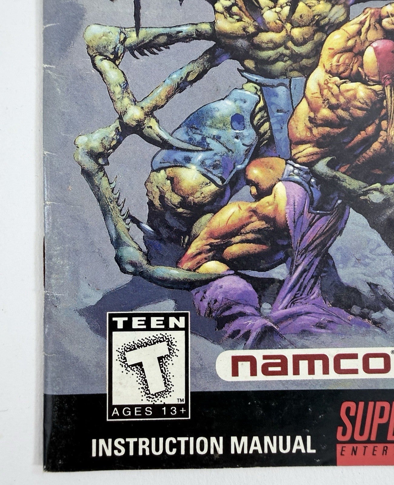 Namco 1995 Weaponlord Instruction Manual for Super Nintendo U/SNS-AWDE-USA