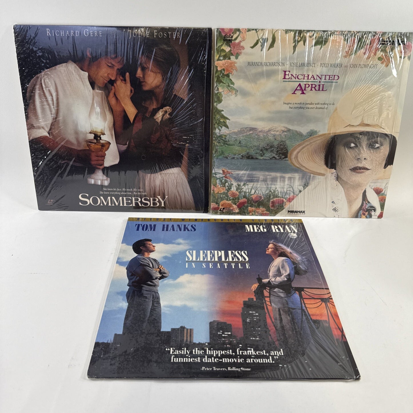 Sleepless in Seattle (Laserdisc Bundle) Sommersby, Enchanted April - Tested