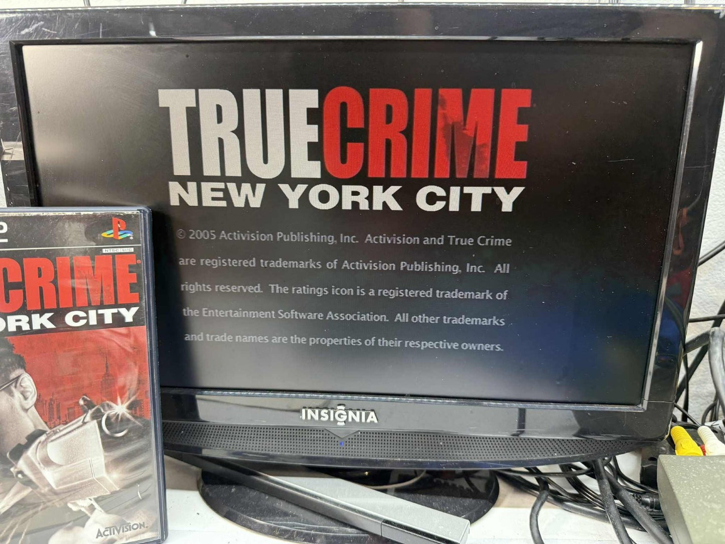 True Crime: New York City (Sony PlayStation 2, 2005) Game Case Manual - Tested