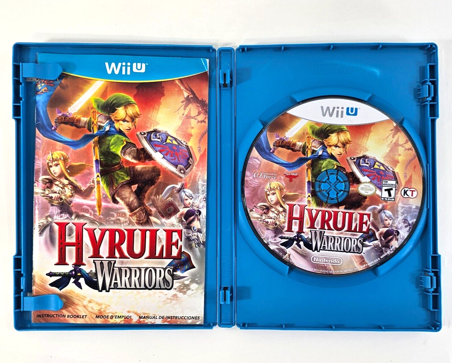 Hyrule Warriors (Nintendo Wii U, 2014) Game Case Manual - Tested and Working