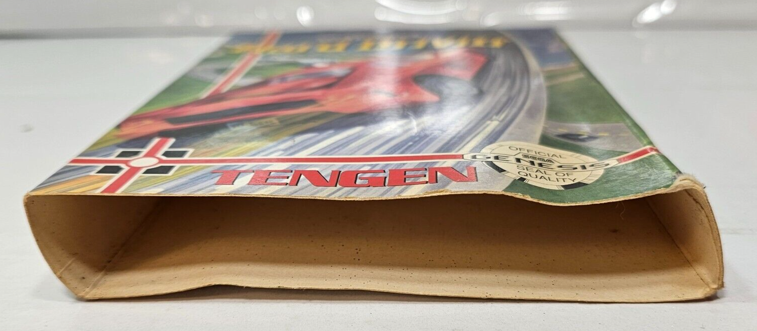 Hard Drivin' (Sega Genesis, 1991) - Game Case Manual Registration Card - Tested