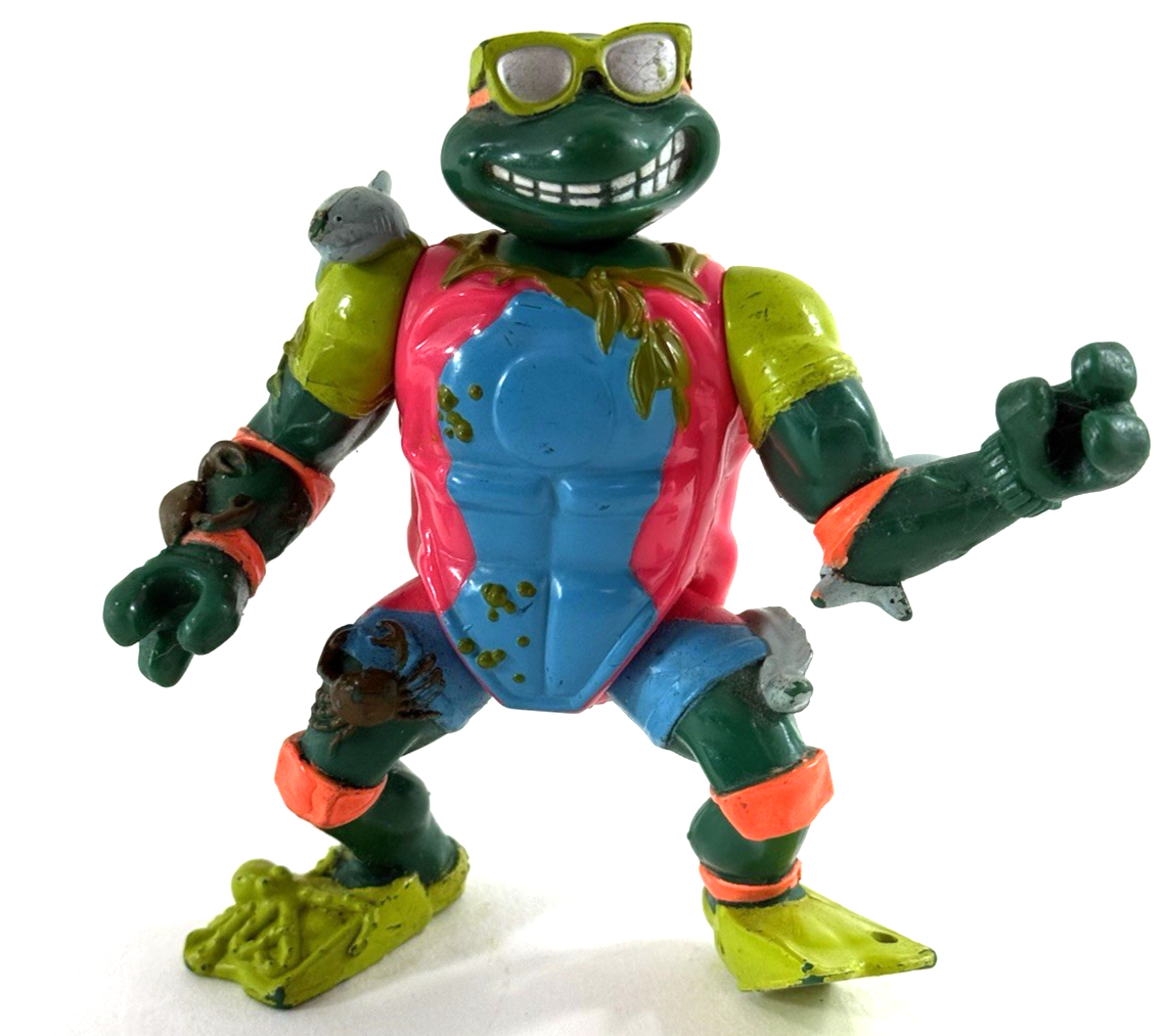 Playmates 1990 Teenage Mutant Ninja Turtles 5" Mike The Sewer Surfer Figure