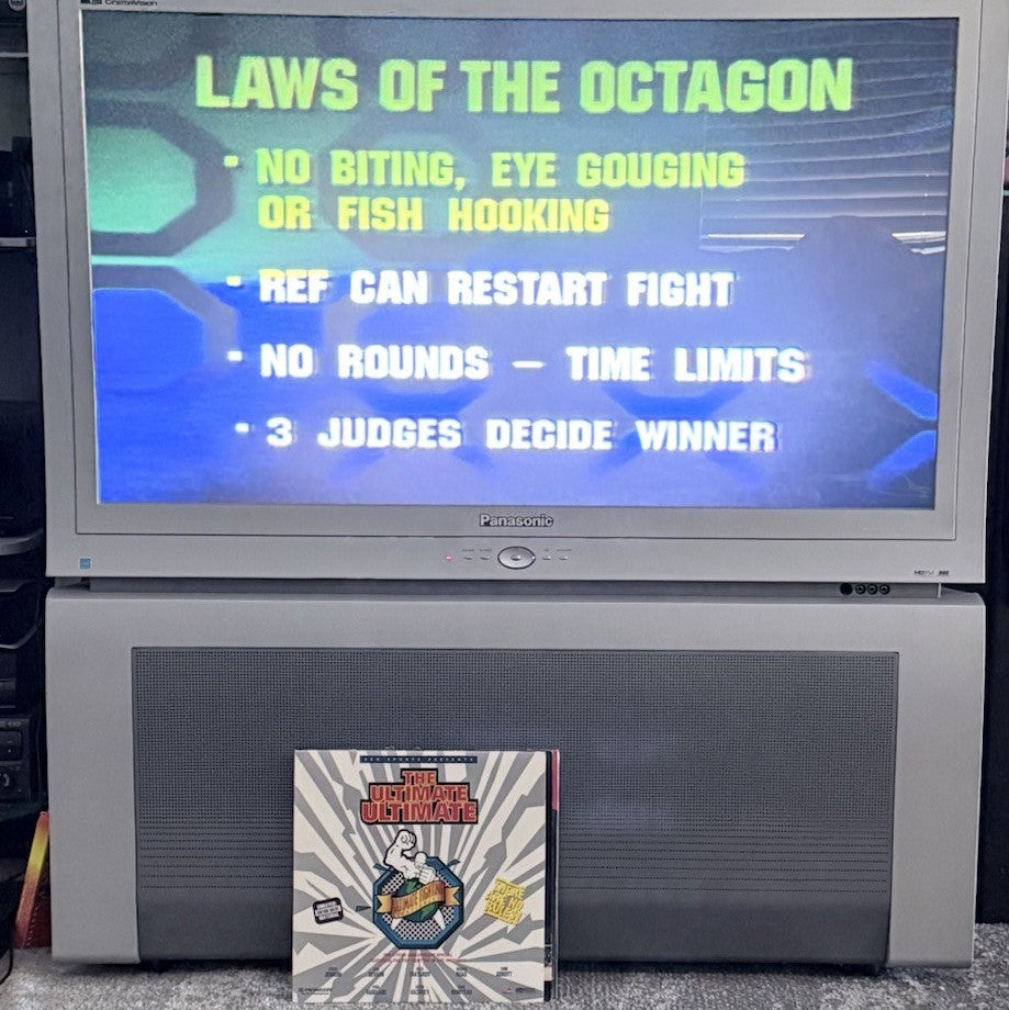 UFC's The Ultimate Ultimate (Laserdisc, 1996) Extended Play - Tested and Working