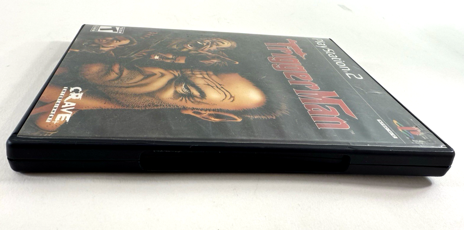 Trigger Man (Sony PlayStation 2, 2004) Game Case Manual - Tested and Working