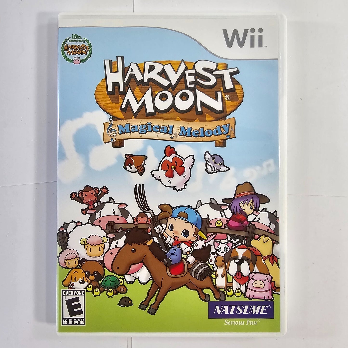 Harvest Moon: Magical Melody (Nintendo Wii, 2008) Game Case Manual - Tested
