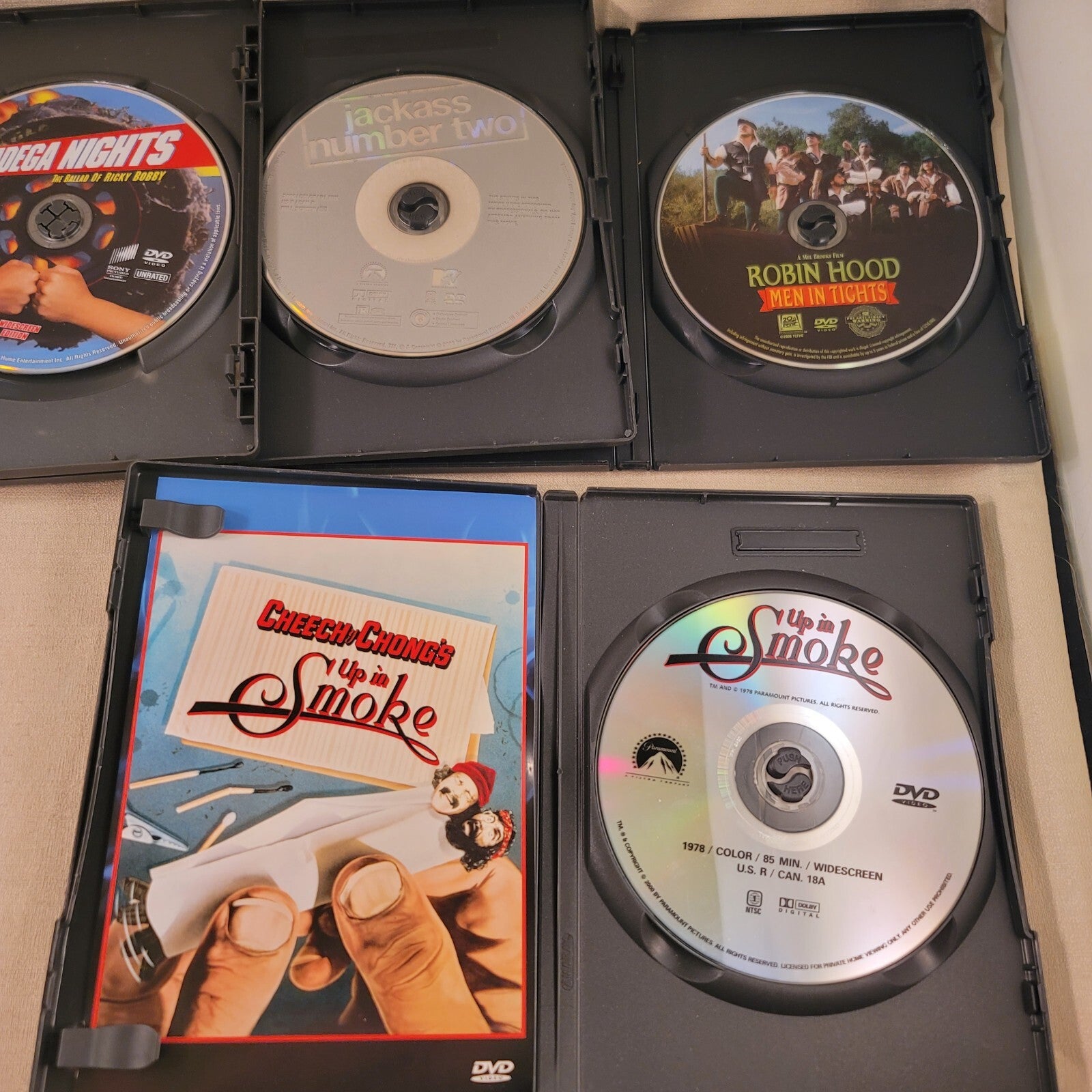 Up in Smoke (7 Comedy Lot) Superbad/Jackass 2/Team America/Clerks 2 +2