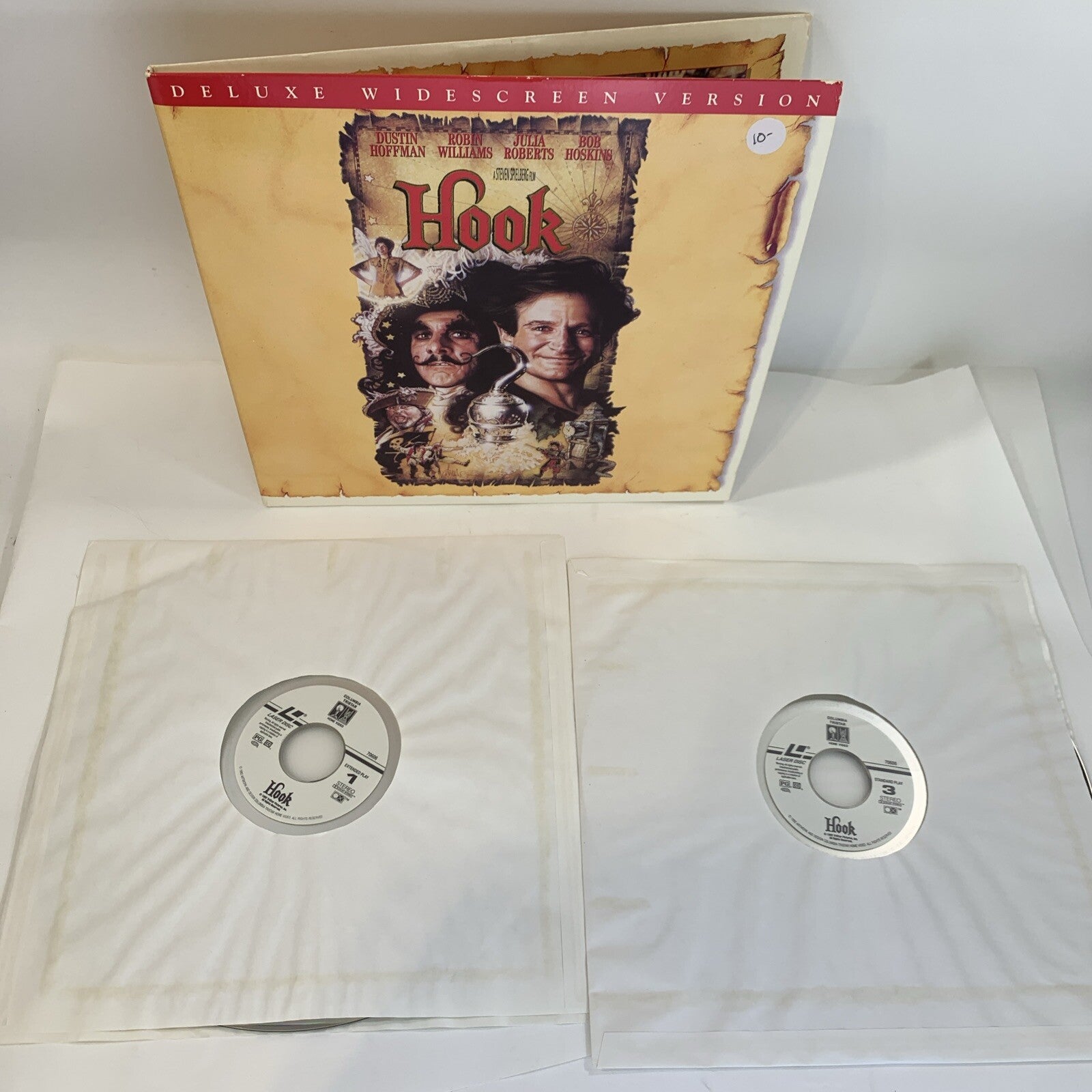 Hook Deluxe Edition (Laserdisc Bundle) Peter Pan 30th Anniversary Ed. - Tested