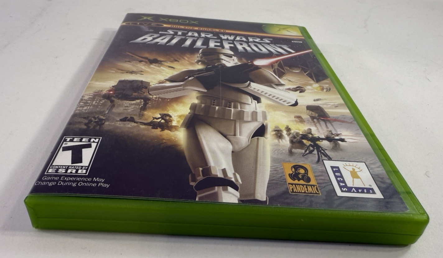 Star Wars: Battlefront (Microsoft Xbox, 2004) Game Case Manual - Tested