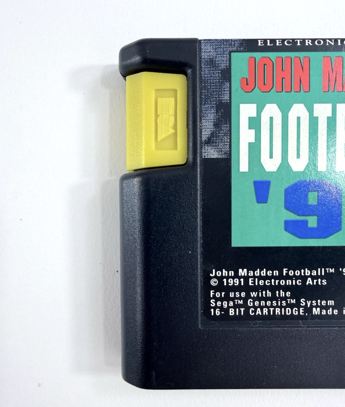 John Madden Football '92 (Sega Genesis, 1991) Game, Case, and Manual - Tested