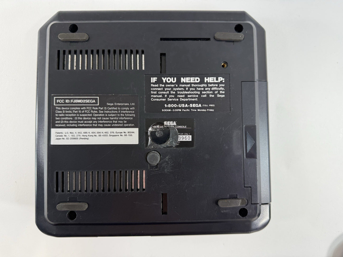 SEGA Genesis Model 2 Console MK-1631 with Controller, AV, Power Supply - Tested