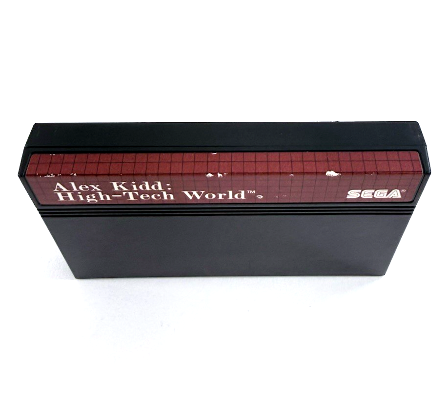 Alex Kidd in High-Tech World (Sega Master System, 1989) Game and Case - Tested
