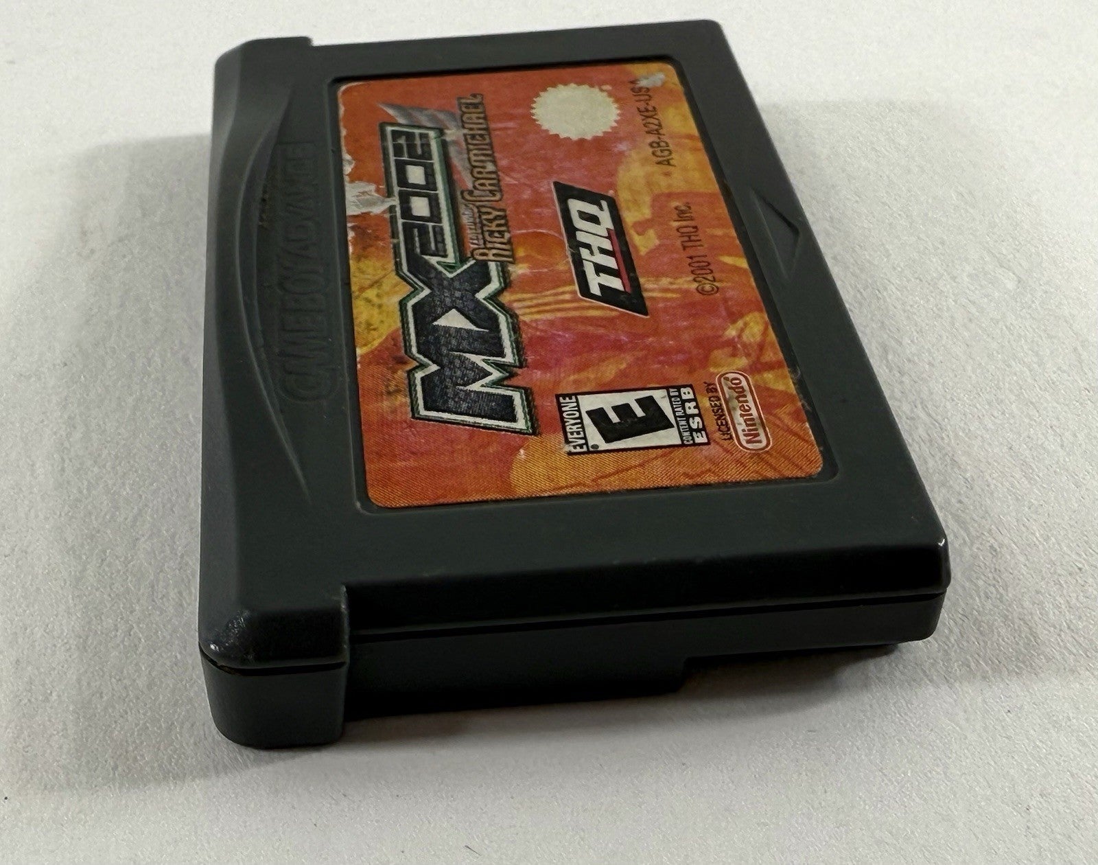 MX 2002 Featuring Ricky Carmichael (GameBoy Advance, 2001) Game Cartridge