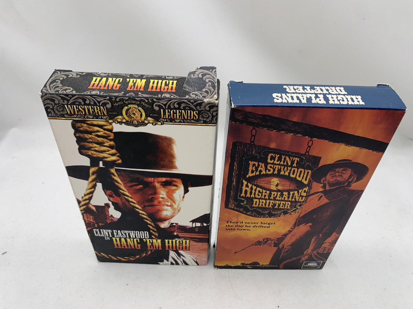 Hang Em High (VHS Bundle) High Plains Drifter - Clint Eastwood