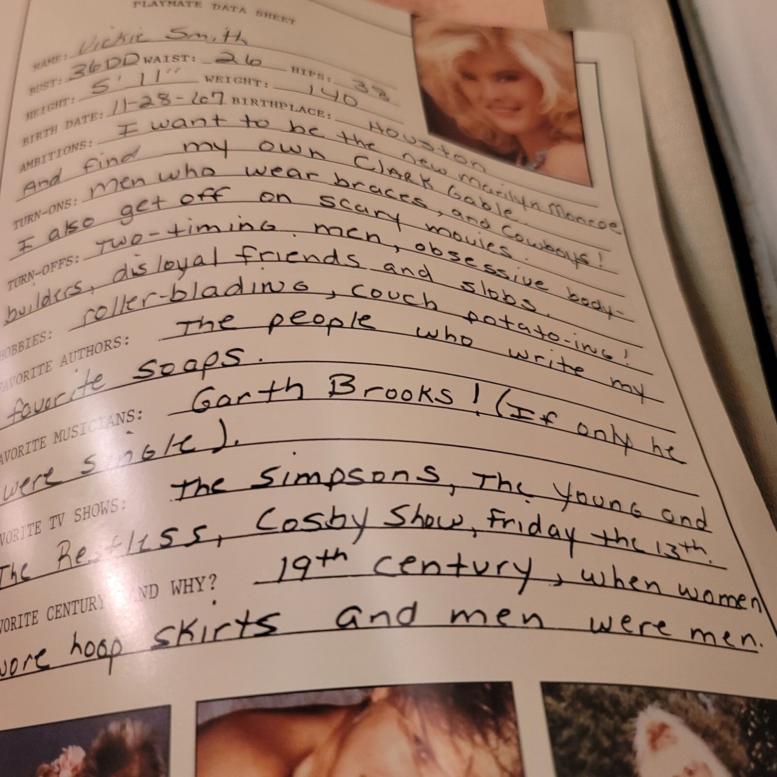 Playboy 1992 Set of 7 magazines - all with Centerfolds